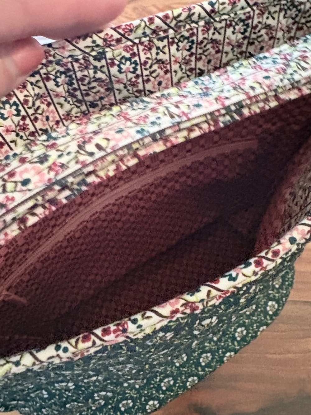 NWT Vera Bradley Astoria Shoulder Bag Mistletoe Lattice Crossbody Purse Tote NEW - Picture 9 of 11